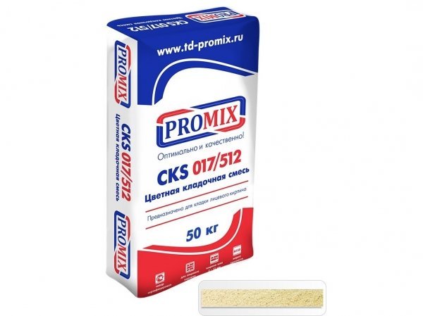 Купить цветную кладочную смесь Promix CKS512 - 1800 бежевая (50 кг) в Москве
