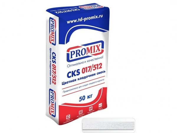 Купить цветную кладочную смесь Promix CKS017 - 0420 белая (50 кг) в Москве