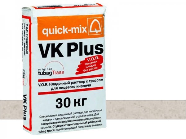 Купить цветной кладочный раствор Quick-mix VK plus - B-светло-бежевый арт. 72102 (30 кг) в Москве