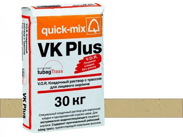 Купить цветной кладочный раствор Quick-mix VK plus - I-песочно-желтый арт. 72109 (30 кг) в Москве