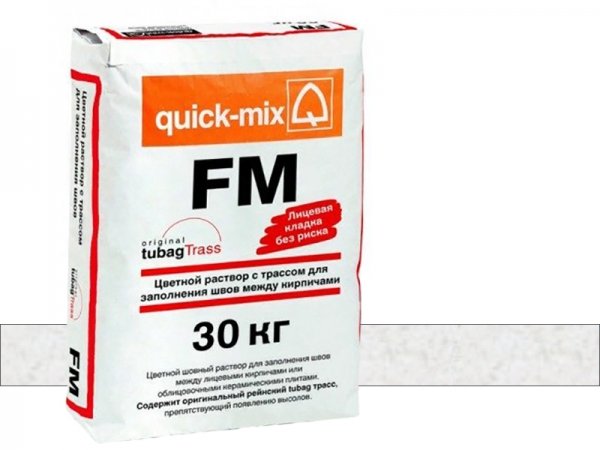 Купить цветной шовный раствор Quick-mix FM - A-алебастрово-белый арт.72301 (30 кг) в Москве