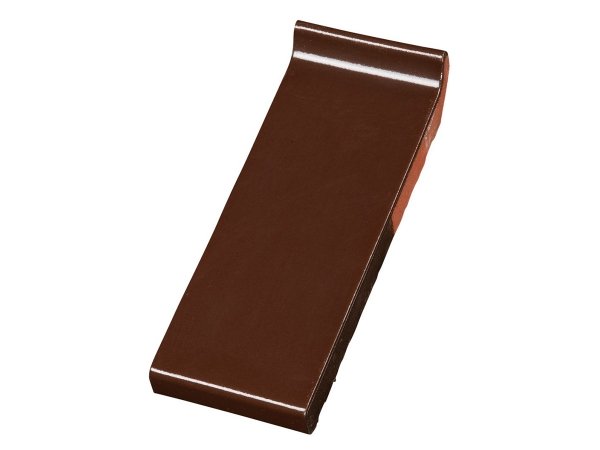 Клинкерный отлив Wienerberger dark brown glazed, 105x280x30 мм