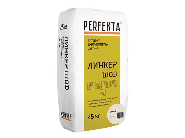 Купить декоративную затирочную смесь PERFEKTA Линкер Шов - цвет белый в Москве