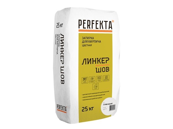 Купить декоративную затирочную смесь PERFEKTA Линкер Шов - цвет супер-белый в Москве