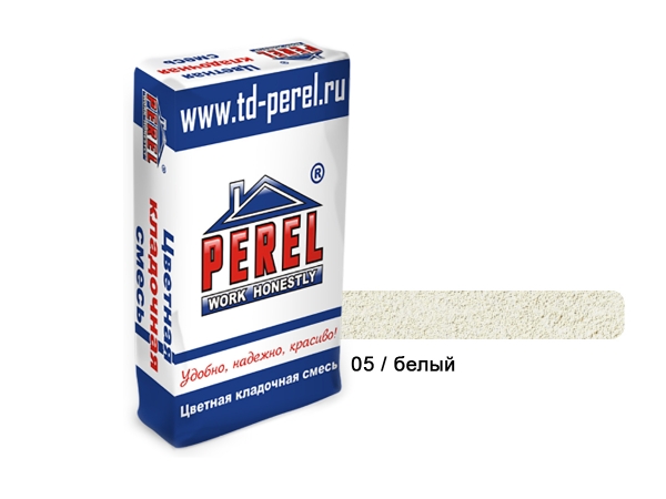 Купить цветную кладочную смесь Perel SL - 05 белая (50 кг) в Москве