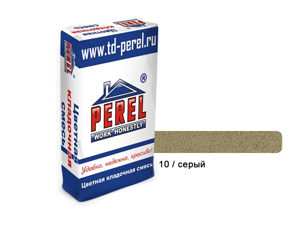Купить цветную кладочную смесь Perel SL - 10 серая (50 кг) в Москве