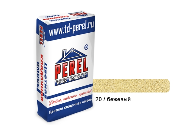 Купить цветную кладочную смесь Perel SL - 20 бежевая (50 кг) в Москве