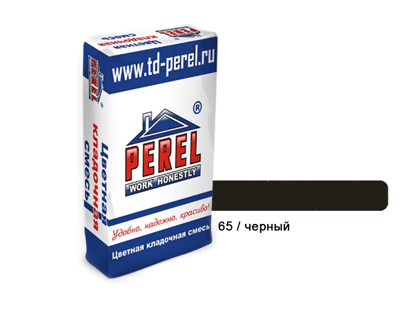 Купить цветную кладочную смесь Perel SL - 65 черная (50 кг) в Москве