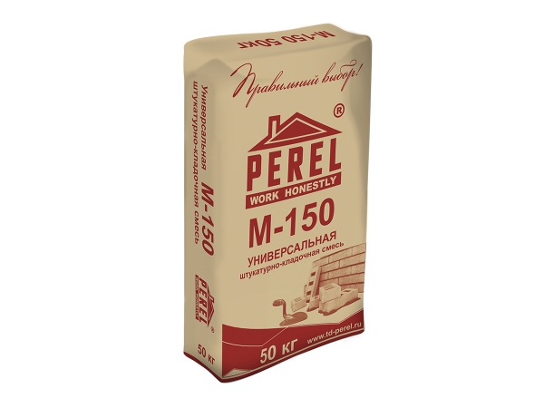Купить базовую универсальную штукатурно-кладочную смесь Perel М 150 в Москве