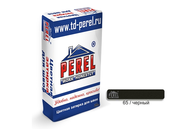 Купить цветную затирку Perel RL - 0465 черная (25 кг) в Москве