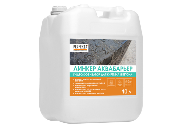 Купить гидрофобизатор для кирпича и бетона Perfekta Линкер Аквабарьер, 10 л в Москве