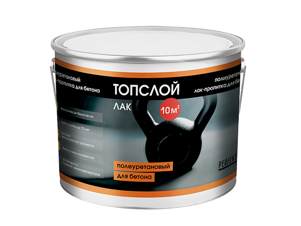 Купить лак-пропитку полиуретановый для бетона Perfekta Топслой Лак, 3 кг в Москве