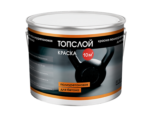 Купить краску полиуретановую для бетона Perfekta Топслой Краска, 3 кг в Москве