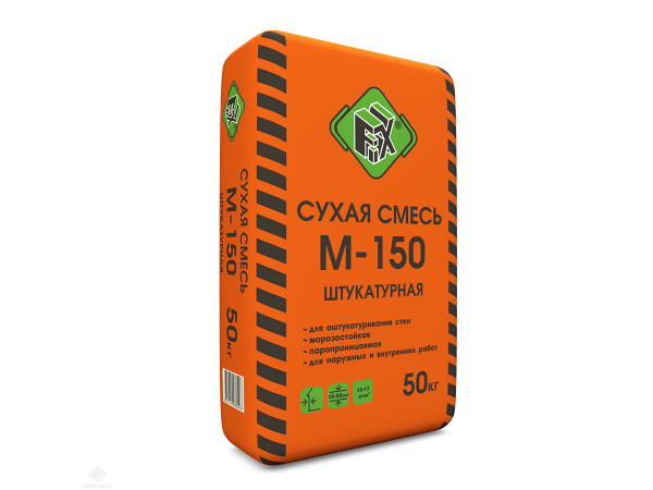 Купить сухую штукатурную смесь Fix М-150 (50 кг) в Москве