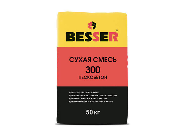 Купить пескобетон Besser М-300 (50 кг) в Москве