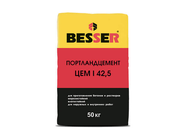 Купить портландцемент Besser М500 ДО (ЦЕМ I 42,5) ГОСТ в Москве