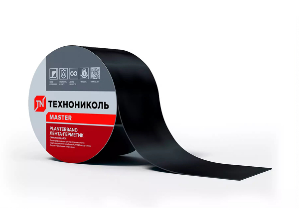 Купить ленту самоклеящуюся ТМ Технониколь Planterband, 0.1х10м в Москве