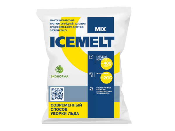 Купить противогололедный материал Icemelt Mix (25 кг) в Москве