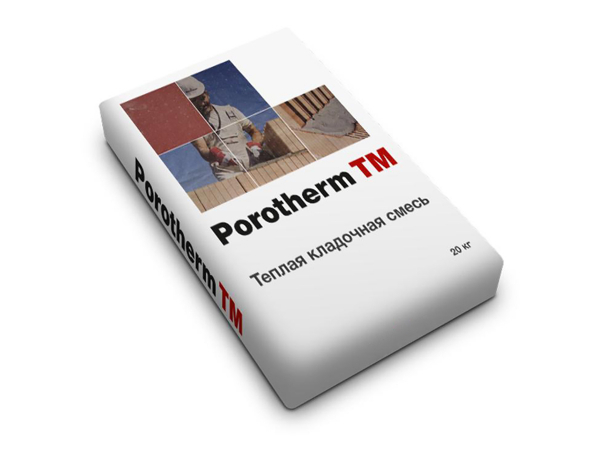 Купить теплый кладочный раствор Porotherm TM в Москве