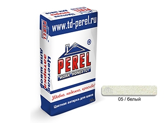 Цветная затирка Perel RL - 0405 белая (фасовка 25 кг)