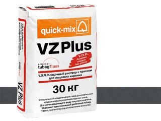 Цветной кладочный раствор Quick-mix VZ plus - H-графитово-черный арт. 72005