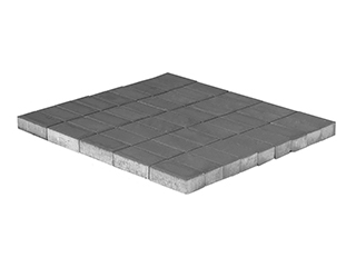 Тротуарная плитка Braer Прямоугольник Серый 240х120х70 мм