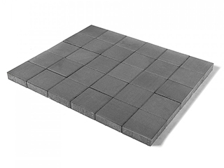 Тротуарная плитка Braer Лувр Серый 200х200х60 мм