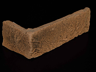 Декоративный камень Клинкерный кирпич Petra 17П5.У угловой литой